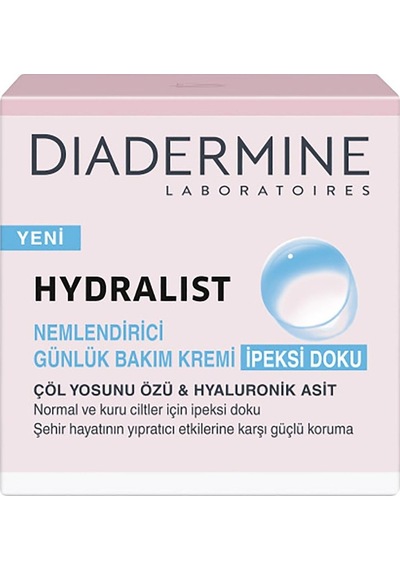 Diadermine Hydralist İpeksi Doku Nemlendirici Günlük Bakım Kremi 50 ML