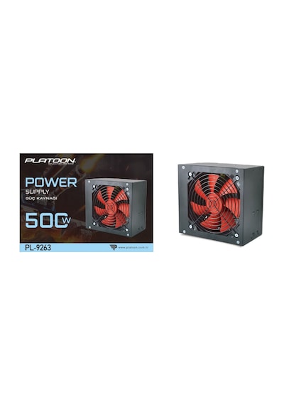 Platoon Pl-9261 500w 12cm Kutulu Power Supply