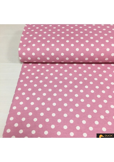 Lionas Nevresimlik, Çarşaflık, Örtülük Pembe Puantiyeli Kumaş Renkli