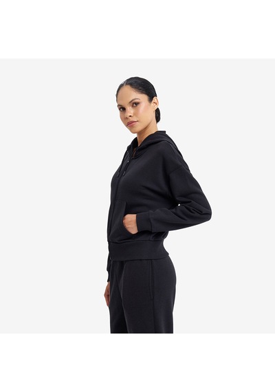 Lescon Siyah Kadın Fermuarlı Kapüşonlu Sweatshirt 26s-2201-26n