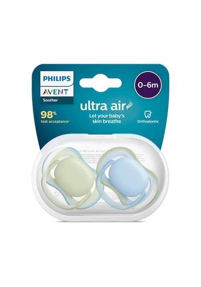 Philips Avent Ultra Air Emzik 0-6 Ay Yeşil - Mavi