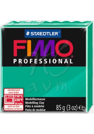 Fimo Professional Doll Art Polimer Kil 85G No 500 True Green