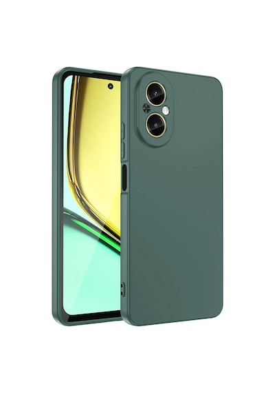 Zore Realme 12 Lite Kılıf Nvth Mara Lansman Kapak - Koyu Yeşil