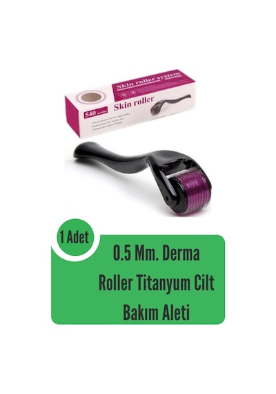 Derma Roller 0.5 MM Titanyum Cilt Bakım Aleti