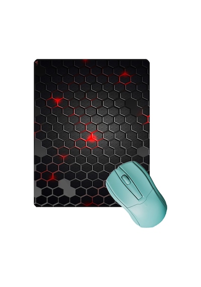 Sonictouch Siyah Petek Desenli Kaydırmaz Gaming Oyuncu Masaüstü Dikişsiz Mouse Pad/ped Mouse Altlığ