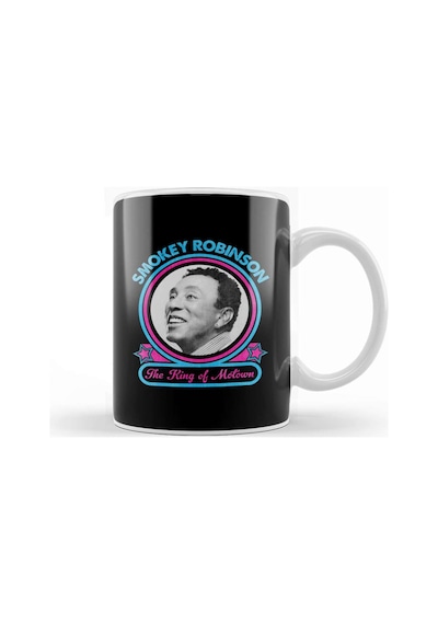 Smokey Robinson The King Of Motown Kupa Bardak Porselen Karışık