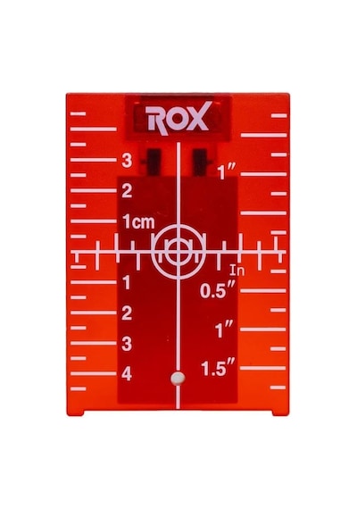 Rox 0273 Lazer İçin Görünürlük Arttırıcı Lazer Hedef Kartı Plakası 104x74 Mm