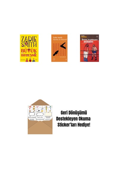 Büyük Birleşme + Everest Açıkhava 2 - Martha İle Hanwell + İmza Toplayan Adam + Okuma Sticker'ları
