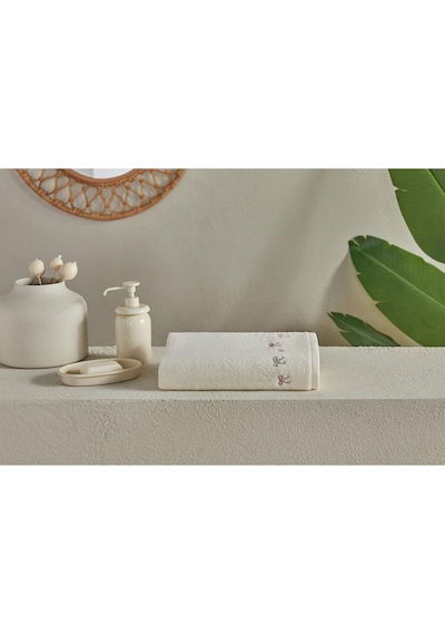 Floretta Funny El Ve Yüz Havlusu 50x80 Cm Krem