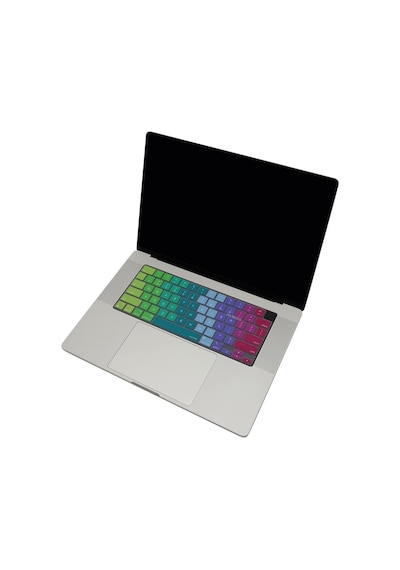 Apple Uyumlu MacBook Us İngilizce Klavye Koruyucu Amerikan Enter M1-m5 A2681 A3113 A3240 A3449 A2941 A3241 A2442 A2779 A2992 A2485 A2991 Keyboard Cover Touch Id Pembe Yeşil 40818709