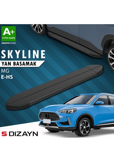 S-dizayn Mg E-hs Skyline Siyah Yan Basamak 183 Cm 2021-2024 A+ Kalite
