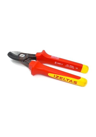 İzeltaş 3715 16 6165 165mm 1000v İzoleli Tek Ağızlı Kablo Kesici