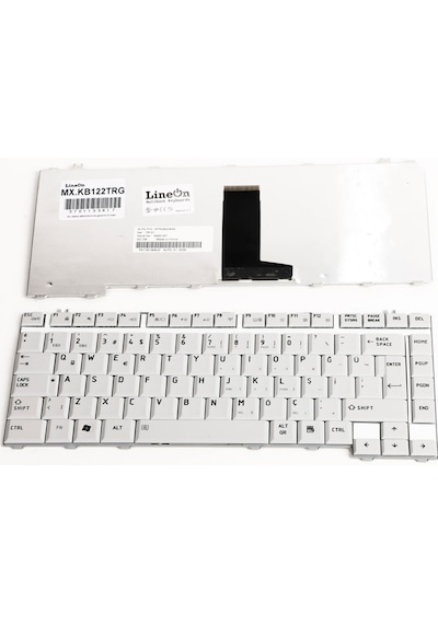 Laptopshop Toshiba Uyumlu Satalite A200 Laptop Klavye Gümüş Türkçe