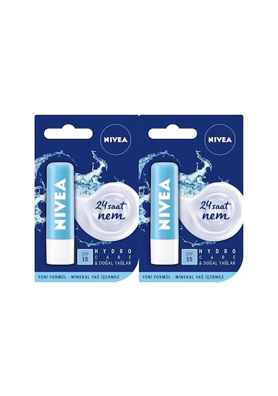 Hydro Care Spf 15 Güneş Korumalı Dudak Bakım Kremi 4,8g X2 Adet