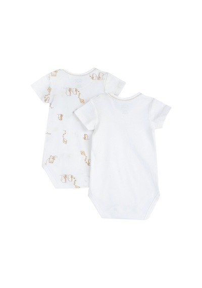 Chicco Bebek 2li Kısa Kollu Body Set 09101599000000 000033 Beyaz