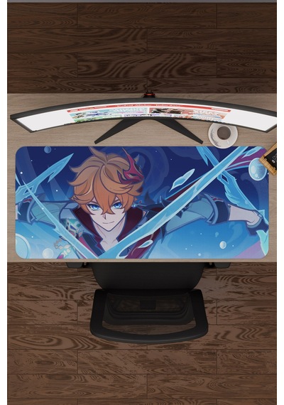 Childe Genshin Impact Anime Gacha V1 - 90x40 Xxl Gaming Mouse Pad Fare Altlığı