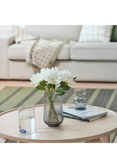 Ikea Smycka Yapay Çiçek, Beyaz, 30 Cm, İç/dış Mekan Yıldız Çiçeği