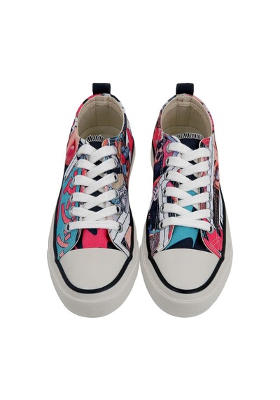 Kadın Vegan Çok Renkli Sneakers - Lollipop Riot Tasarım