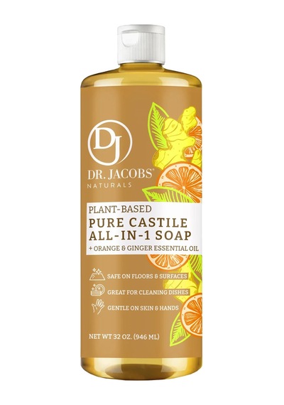 Dr. Jacobs Naturals Portakal Ve Zencefil Özlü Çok Amaçlı Bitkisel Kastil Sabun 946ml