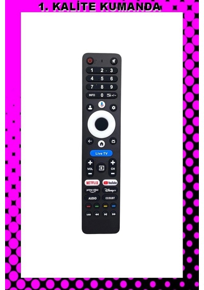 Uzaktan Kumanda 1.kalite Kumanda Mazamapp 1279 Onvo Lcdled Tv Kumandası