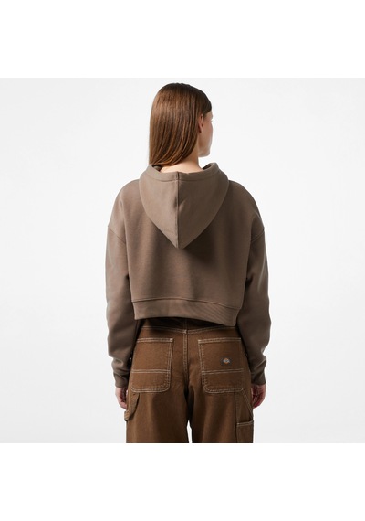 Dıckıes Dickies Oakport Cropped Kadın Kahverengi Hoodie