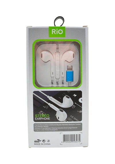 Rio İ7 Stereo Earphone Lightning Girişli Kulaklık S10