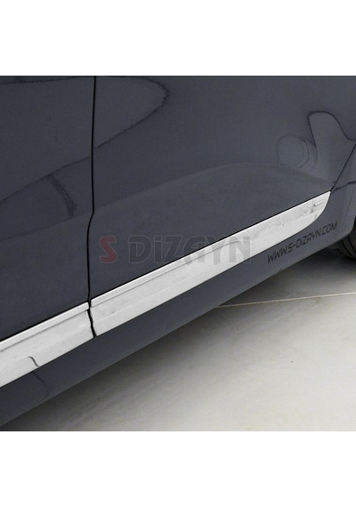 S-dizayn Renault Clio 5 Krom Yan Kapı Çıtası 4 Prç. 2019 ve Üzeri