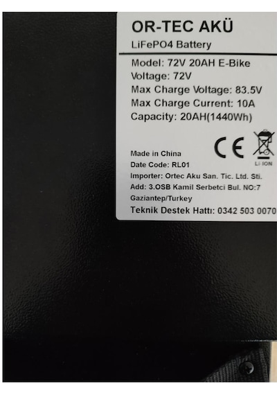 Ortec 72v 20ah Lifepo4 Bluetooth Özellikli - 72v 5a 72v 5a Li-ıon Ve Lifepo4 Akü Şarj Cihazı Seti