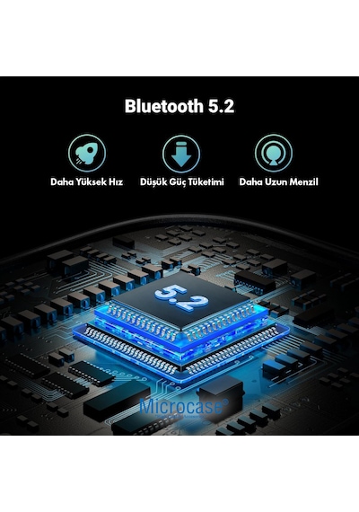 Microcase Ses Alıcı Verici Bluetooth Dönüştürücü 5.4 2 Si 1 Arada Aux Adaptör, Usb-c Şarj,araç & Ev Hoparlör İçin Kablosuz Müzik Adaptörü - Al5781