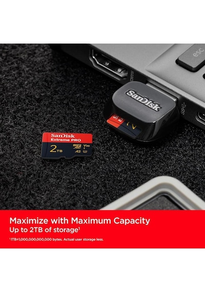 Sandisk Extreme Pro Sdsqxcd-2t00-gn6ma Uhs-ı A2 V30 2 Tb Micro Sd Kart - Teşhir