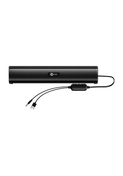 Lecoo Ds107 Stereo Usb Aux Siyah 6w Rms Soundbar Speaker