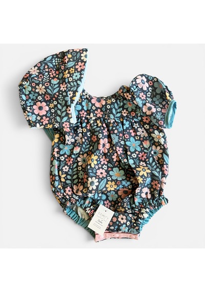 Bebe Organik Muslin Bebek Tulumu "Karışık Renkli"