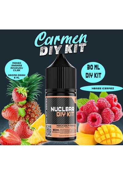 Nuclear 30 Ml Dıy Kit Carmen Gıda Aroması 6 Ml Aroma İçerir