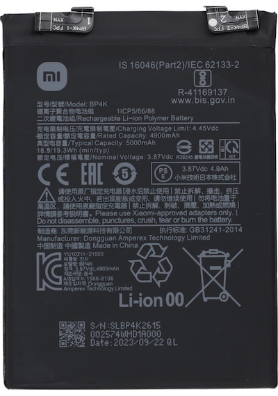 Xiaomi Redmi Note 12 Pro Batarya Bp4k