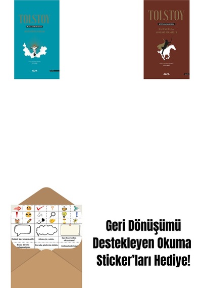Tolstoy Bütün Eserleri 18 Ciltli + Tolstoy Bütün Eserleri 14 Ciltli + Okuma Sticker'ları