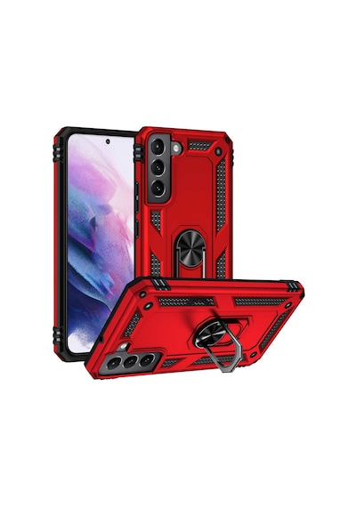 Galaxy S22 Uyumlu Zore Vega Kılıf-kırmızı Kirmizi