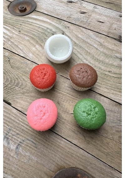 Rufus Concept Cupcake Tekli Mum Kalıbı Silikon Diğer