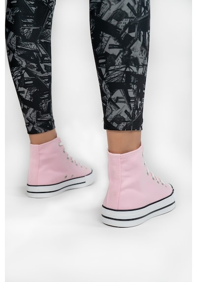 Kadın Keten Spor Ayakkabı Pembe (545291678) Pembe