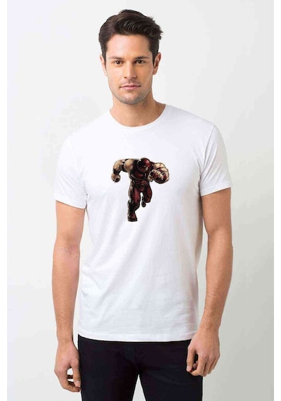 Juggernaut Baskılı Beyaz Erkek Tshirt (528964100)