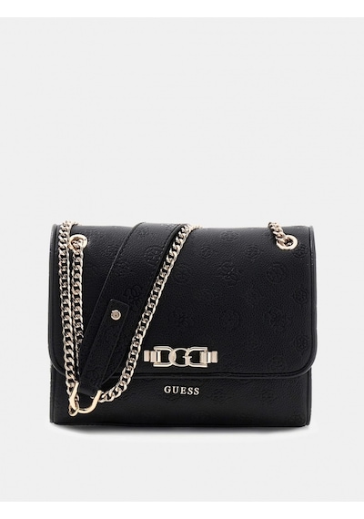 Guess Anise Dönüştürülebilir Kapaklı Çapraz Askılı Kadın Siyah Omuz Çantası Hwpd9916210-blo Siyah