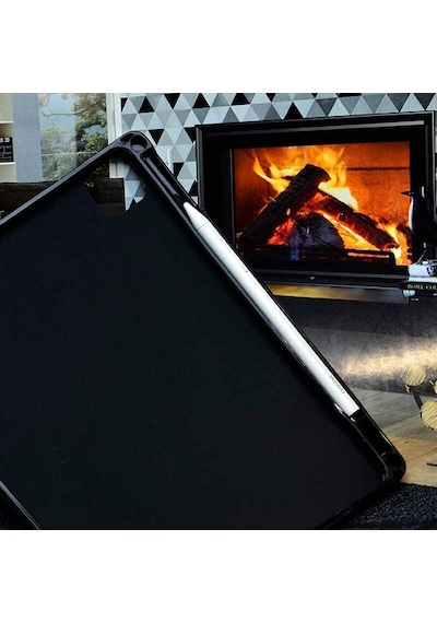 Apple Uyumlu iPad Pro 12.9 2020 (4.Nesil) Zore Kalemli Tablet Silikon-S