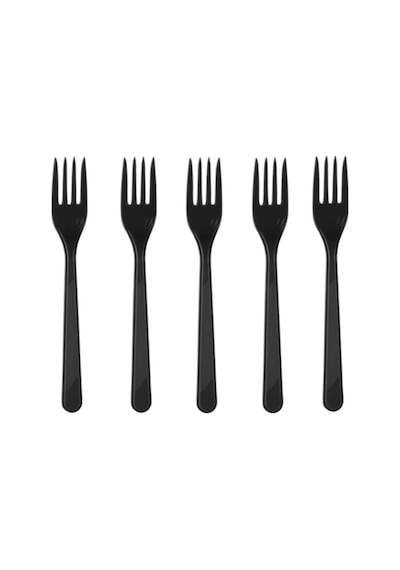 Ayrex Siyah Plastik Çatal 100'lü Diğer