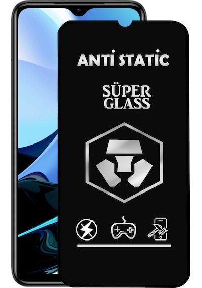 Xiaomi Redmi 9T Tam Kaplayan Anti Statik Dayanıklı Süper Cam Ekran Koruyucu