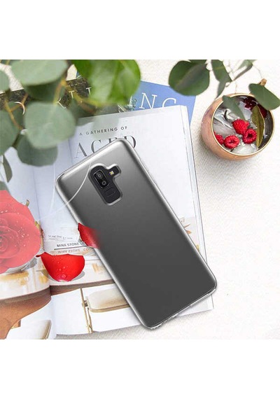 Galaxy Uyumlu J8 Zore Şeffaf Süper Silikon Kapak