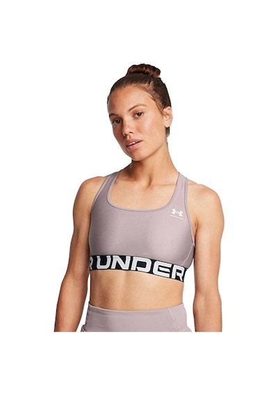 Under Armour Hg Mid Branded Kadın Sporcu Sütyeni gri