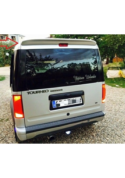 Ford Connect Bagaj Spoiler (Anotomik) - Mat Siyah STR-1007