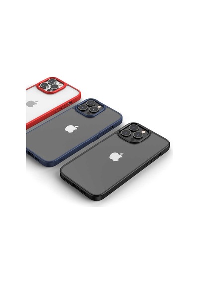 Apple Uyumlu iPhone 13 Pro Max Zore Hom Silikon-kırmızı