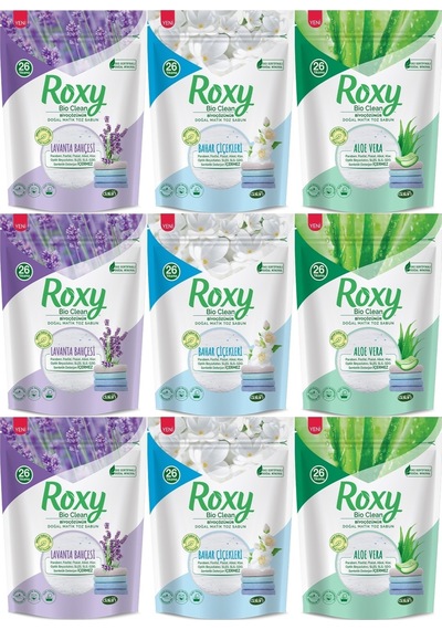 Dalan Roxy Bio Clean Matik Sabun Tozu 800GR Karma 9 Lu Set (Lavan