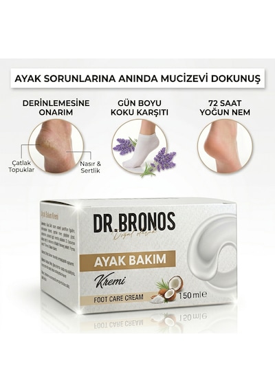Dr. Bronos Bitkisel Ayak Bakım Kremi 150 ML