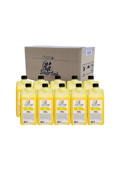 Smartink HP Uyumlu Pigment Mürekkep 10' L Sarı (H971P-H973P-H98